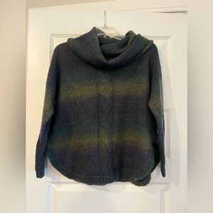 Modcloth Ombre Purple and Green Sweater, Size XL